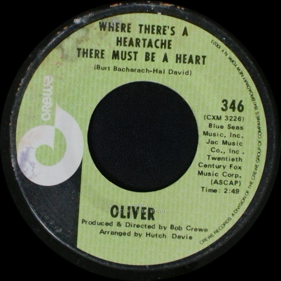 Oliver - Where There's A Heartache There Must Be A Heart / I Can Remember side A