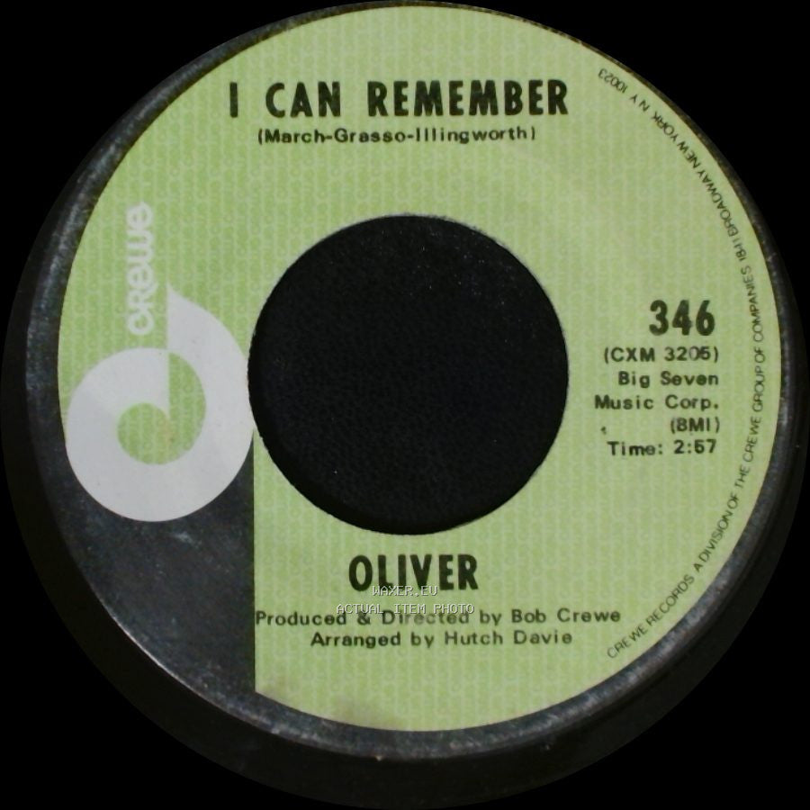 Oliver - Where There's A Heartache There Must Be A Heart / I Can Remember side B