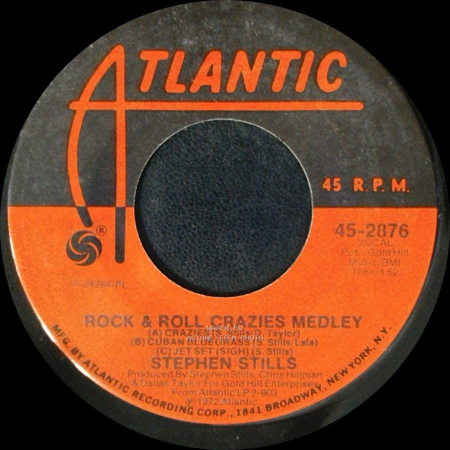Stephen Stills - It Doesn't Matter / Rock & Roll Crazies Medley side B