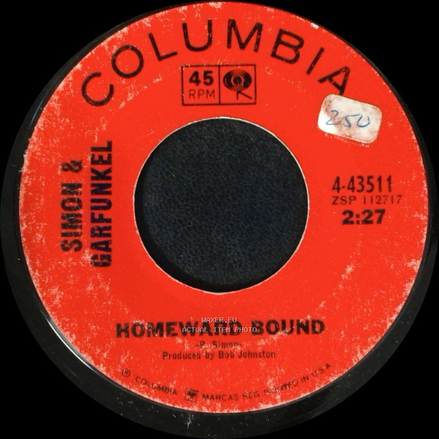Simon & Garfunkel - Homeward Bound / Leaves That Are Green side A