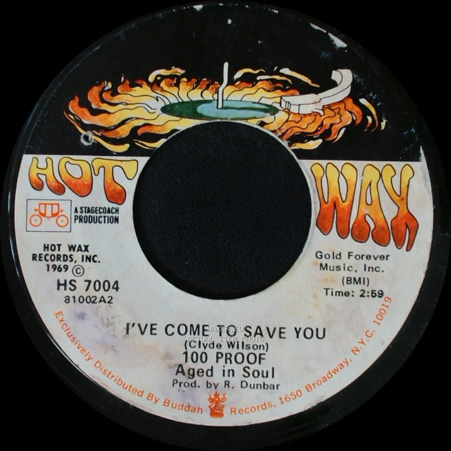 100 Proof / 100 Proof Aged In Soul - Somebody's Been Sleeping / I've Come To Save You side A