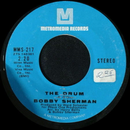 Bobby Sherman - The Drum / Free Now To Roam side A