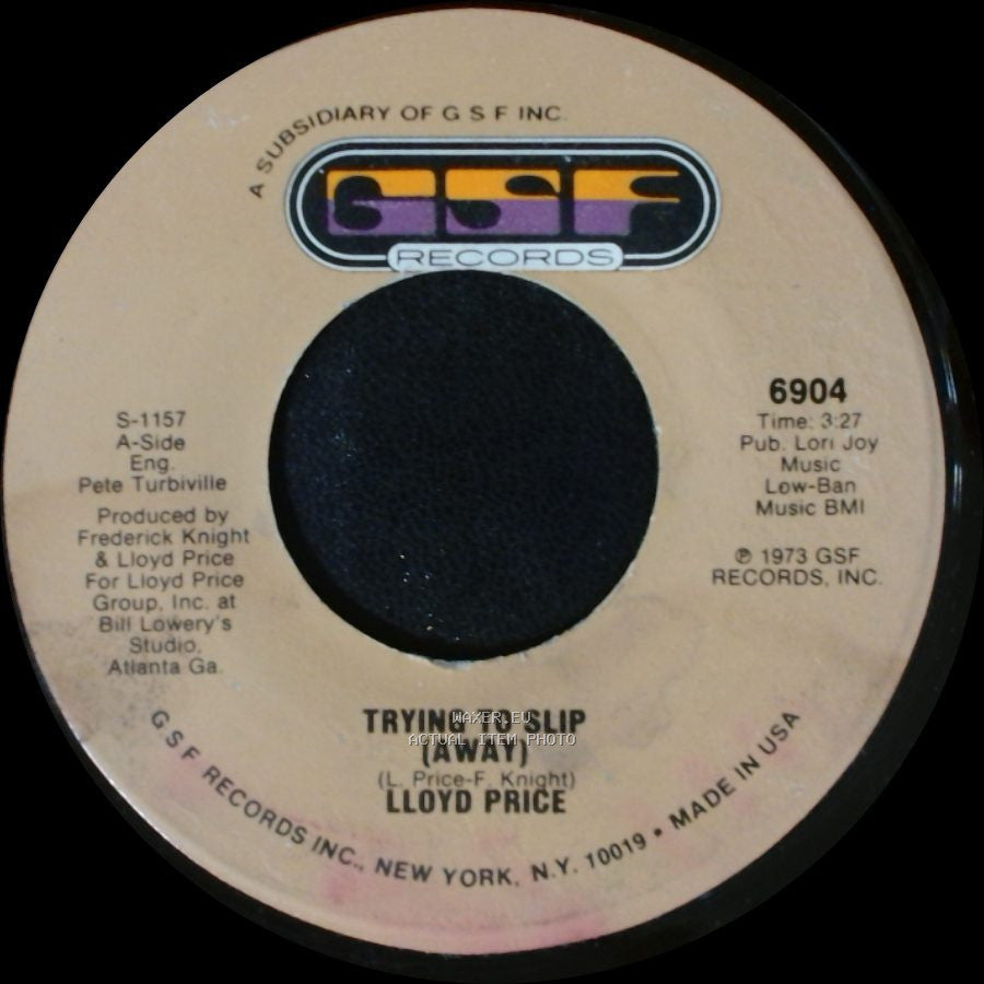 Lloyd Price - Trying To Slip (Away) / They Get Down side A