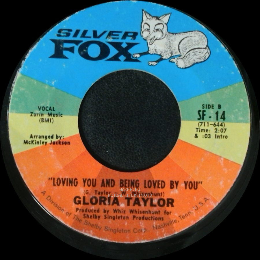 Gloria Taylor - You Got To Pay The Price / "Loving You And Being Loved By You" side B