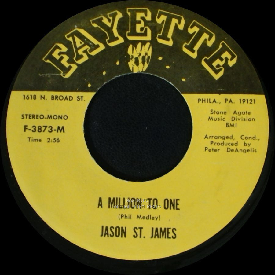 Jason St. James - I Should Care / A Million To One side B