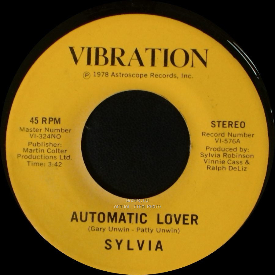 Sylvia - Automatic Lover / Stop Boy side A