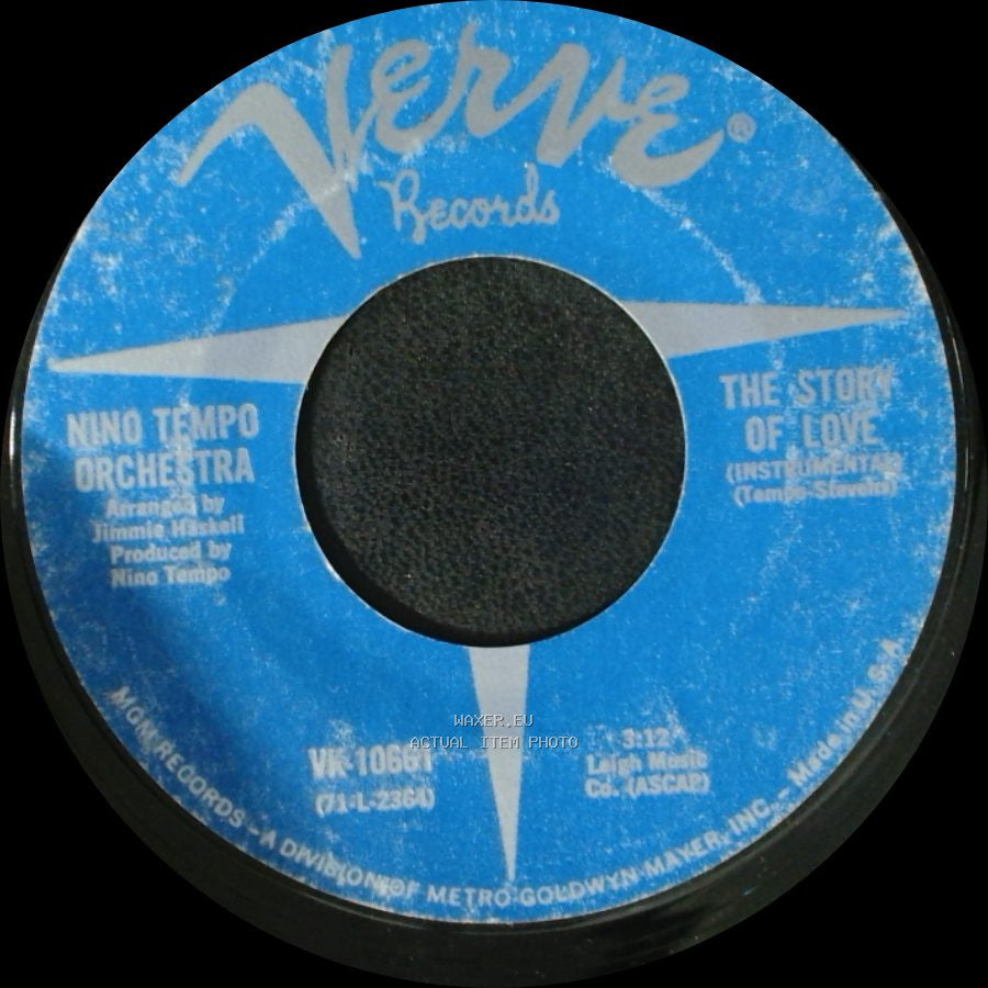 Nino Tempo Orchestra / April Stevens - The Story Of Love (Instrumental) / The Story Of Love (Narration) side A