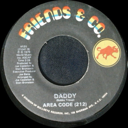 Area Code (212) - Manhattan Shuffle / Daddy side B