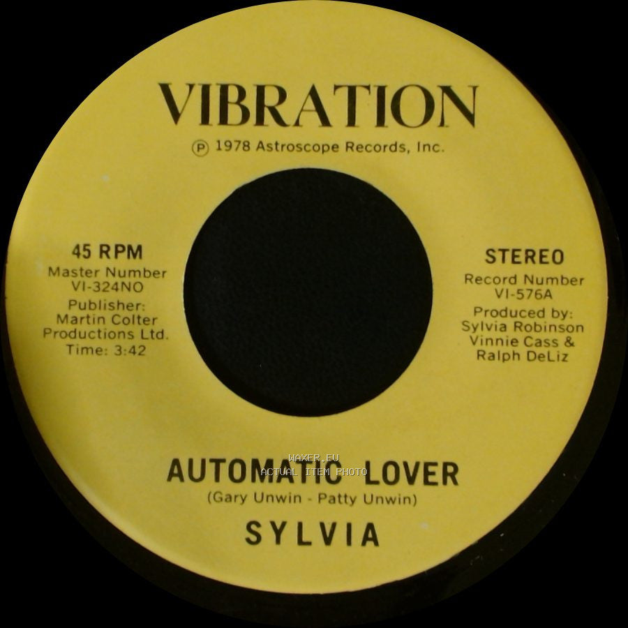 Sylvia - Automatic Lover / Stop Boy side A