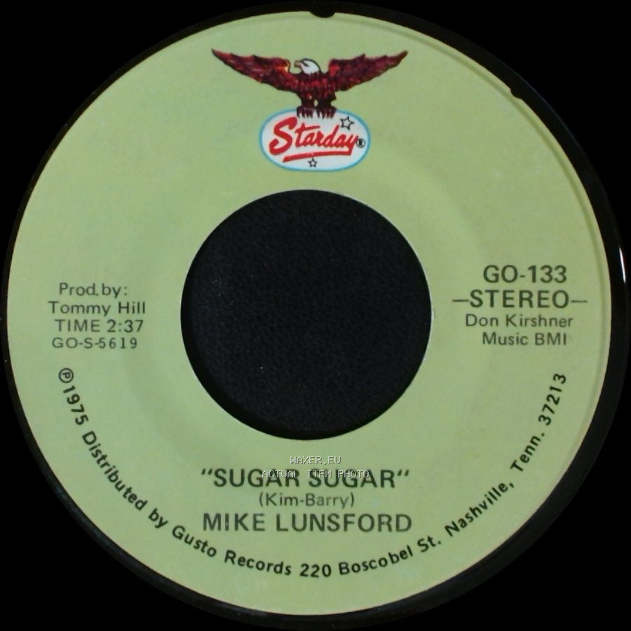 Mike Lunsford - Mumbled Round, Fumbled Round / Sugar Sugar side B