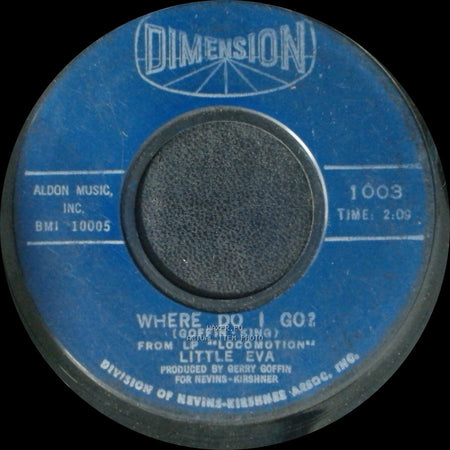 Little Eva - Where Do I Go? / Keep Your Hands Off My Baby side A