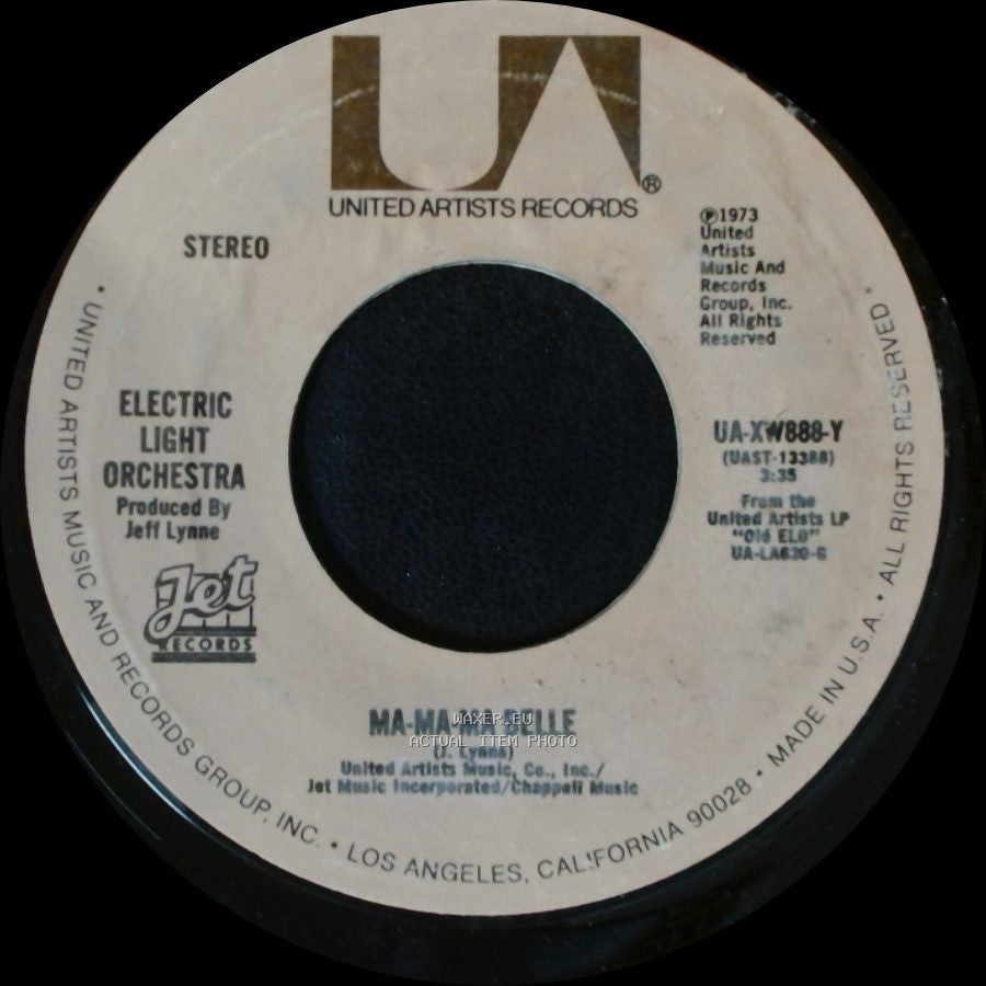 Electric Light Orchestra - Ma-Ma-Ma Belle / Livin' Thing side A
