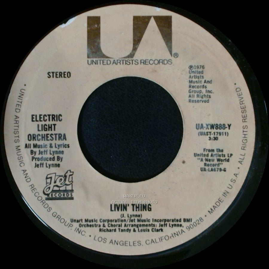 Electric Light Orchestra - Ma-Ma-Ma Belle / Livin' Thing side B