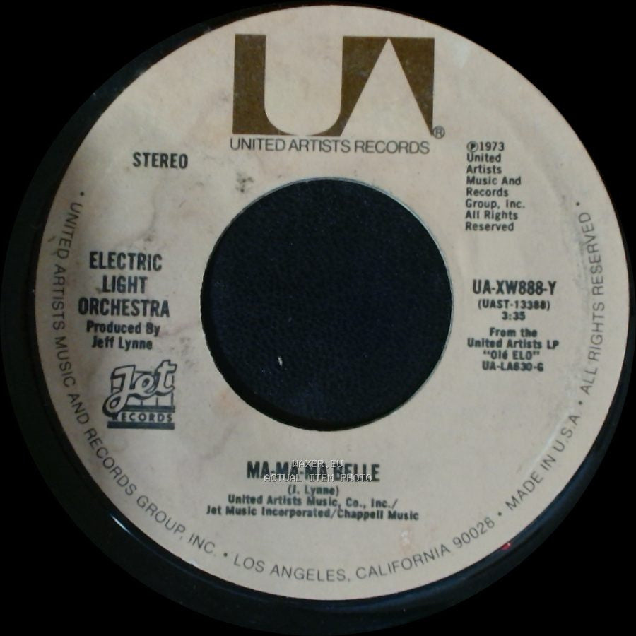 Electric Light Orchestra - Ma-Ma-Ma Belle / Livin' Thing side A