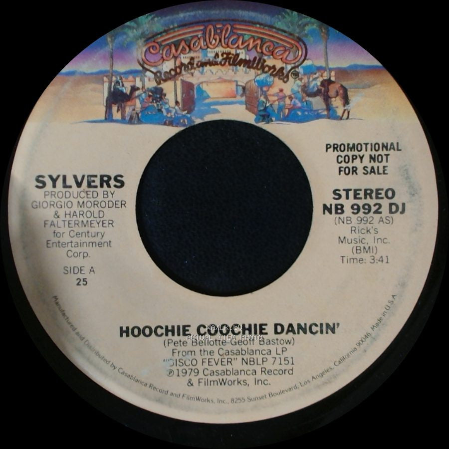 Sylvers - Hoochie Coochie Dancin' / Hoochie Coochie Dancin' side A