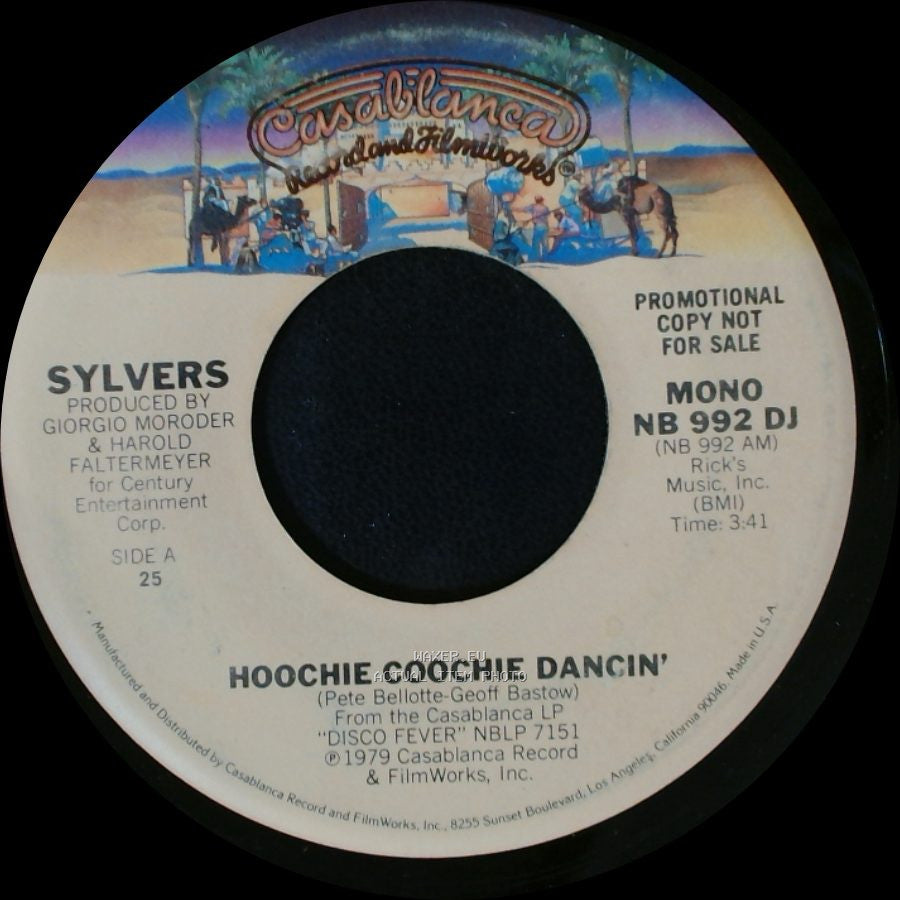 Sylvers - Hoochie Coochie Dancin' / Hoochie Coochie Dancin' side B