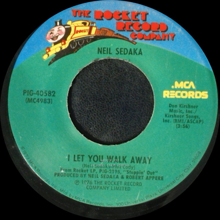 Neil Sedaka - Steppin' Out / I Let You Walk Away side B