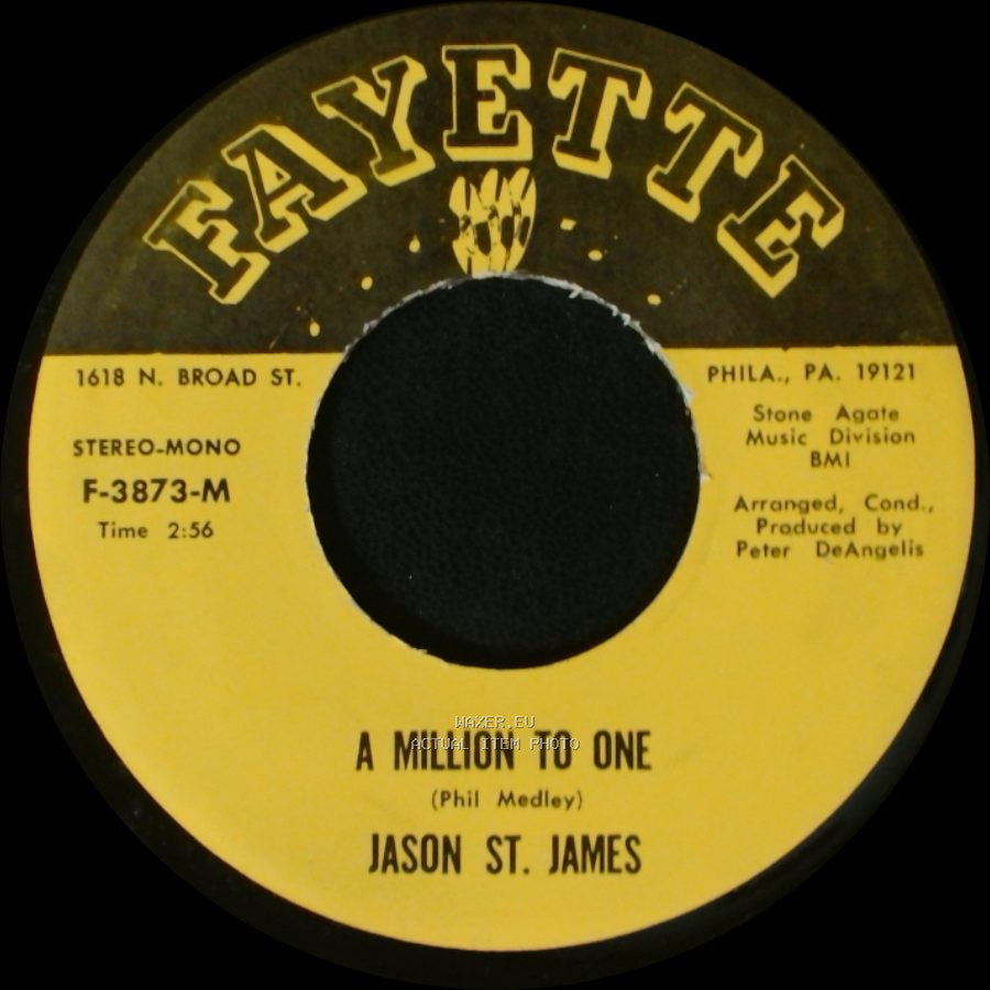 Jason St. James - A Million To One / I Should Care side A