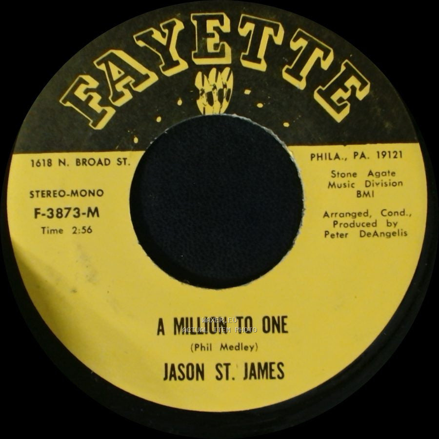 Jason St. James - I Should Care / A Million To One side B