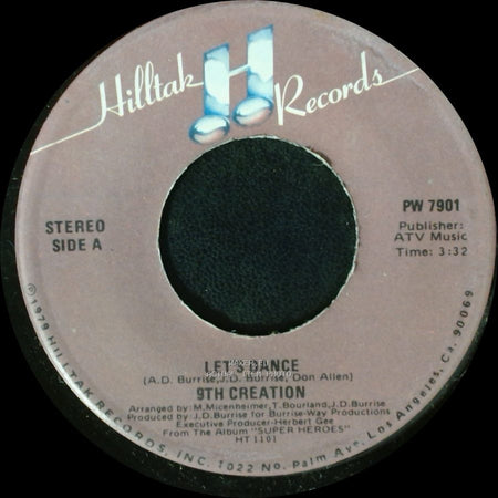 9Th Creation - Let's Dance / Shucks, You're Fine side A