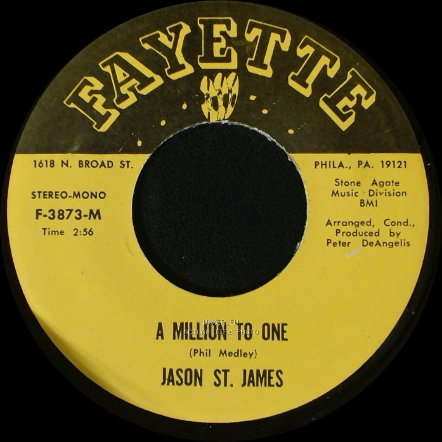 Jason St. James - A Million To One / I Should Care side A