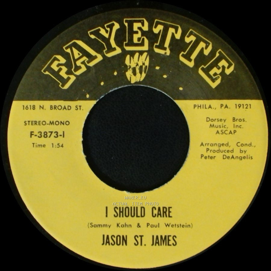 Jason St. James - A Million To One / I Should Care side B