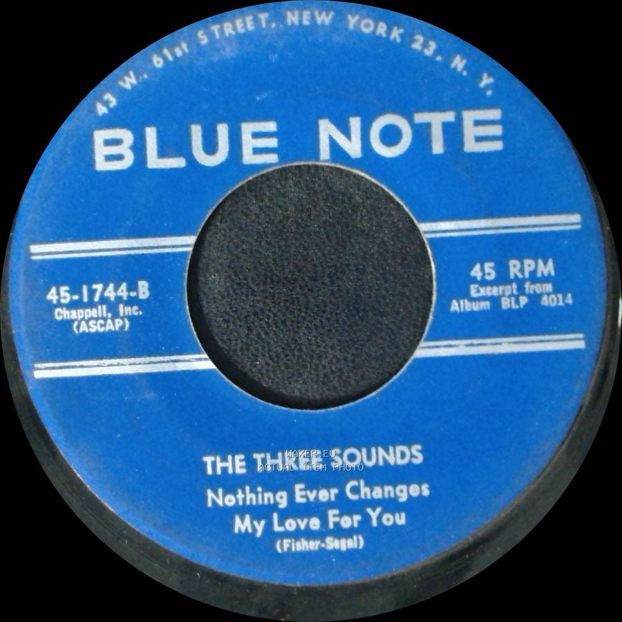 The Three Sounds - I Could Write A Book / Nothing Ever Changes My Love For You side B