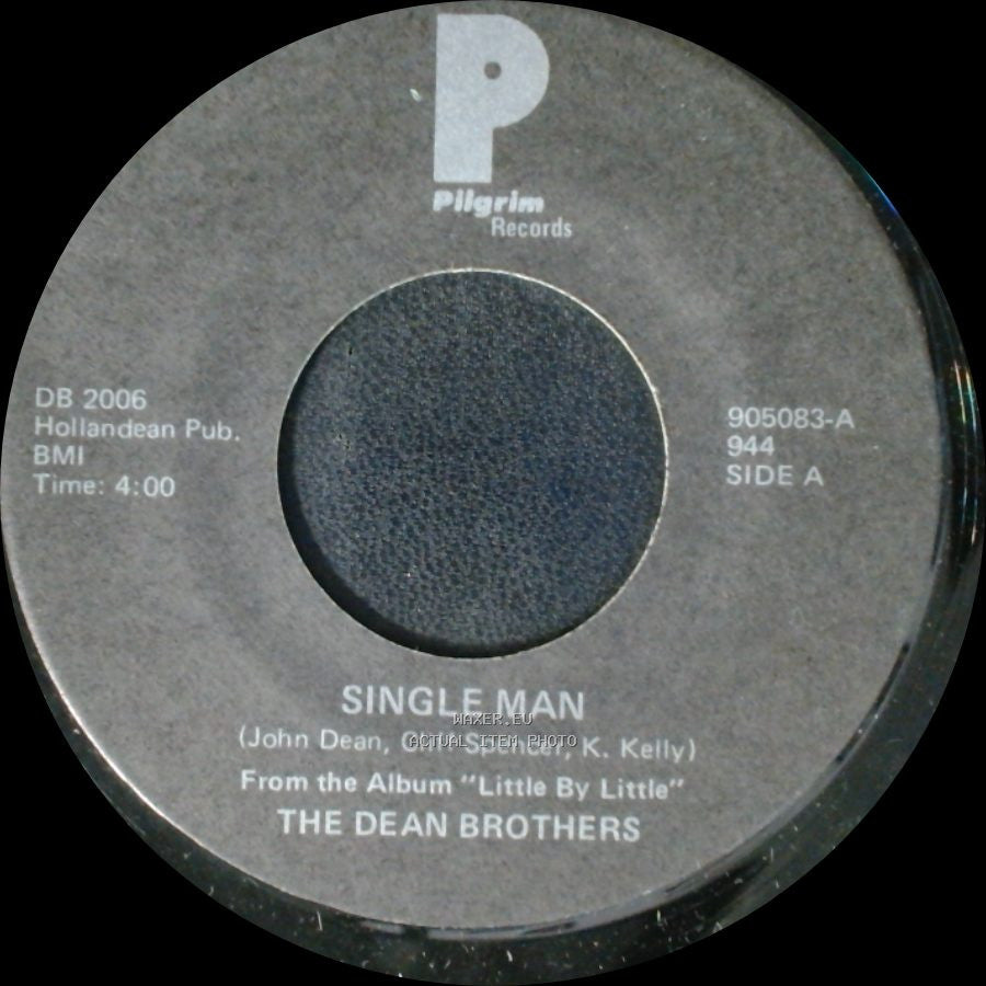The Dean Brothers - Single Man / Where Would I Be side A