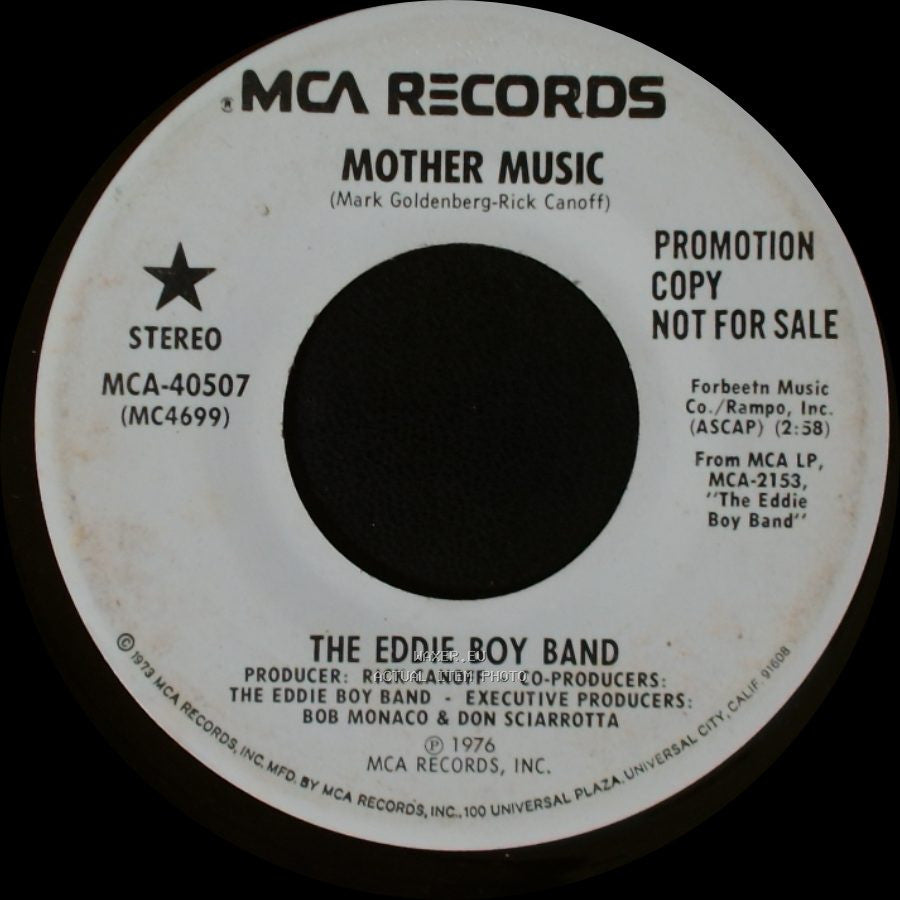 The Eddie Boy Band - Mother Music / Mother Music side A