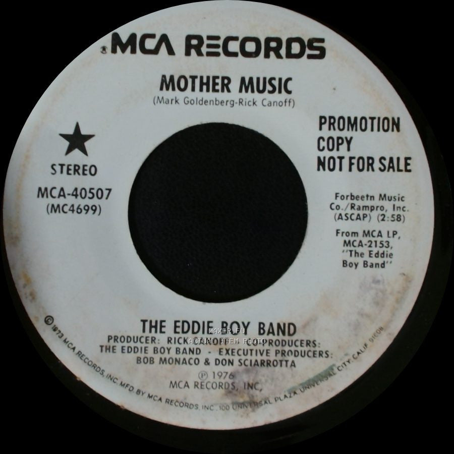 The Eddie Boy Band - Mother Music / Mother Music side B