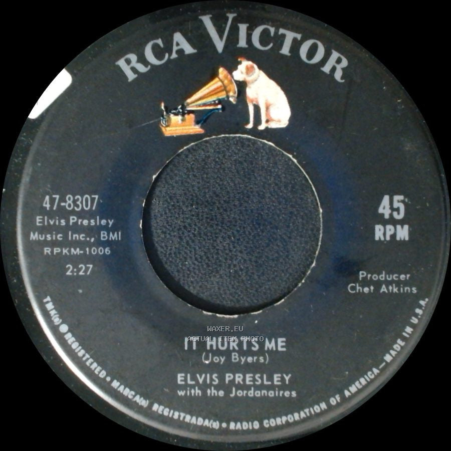 Elvis Presley With The Jordanaires / Elvis Presley - Kissin' Cousins / It Hurts Me side B
