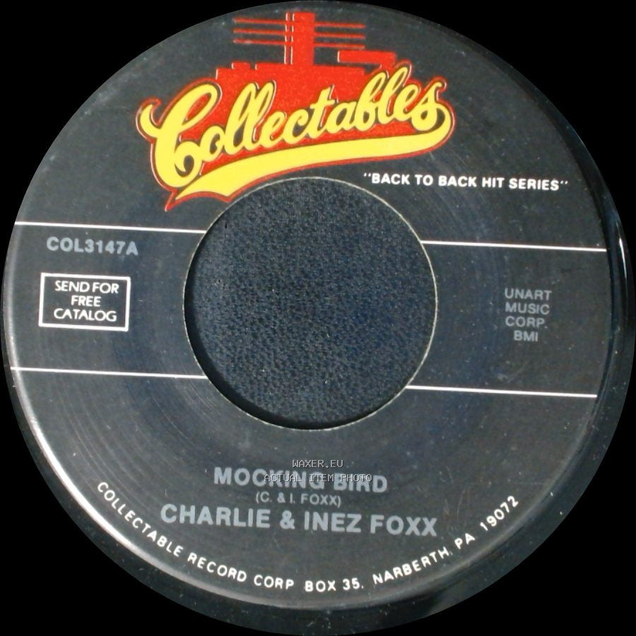 Charlie & Inez Foxx / The Poets - Mocking Bird / She Blew A Good Thing side A