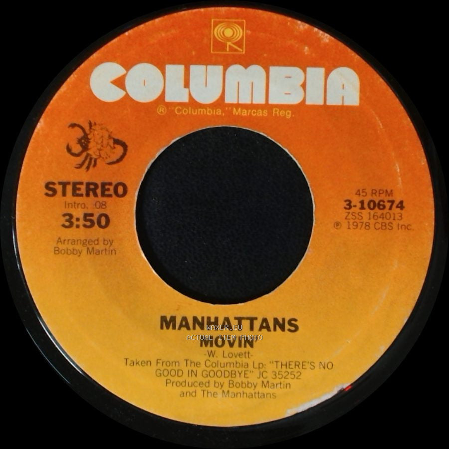 Manhattans - Movin' / Am I Losing You side A