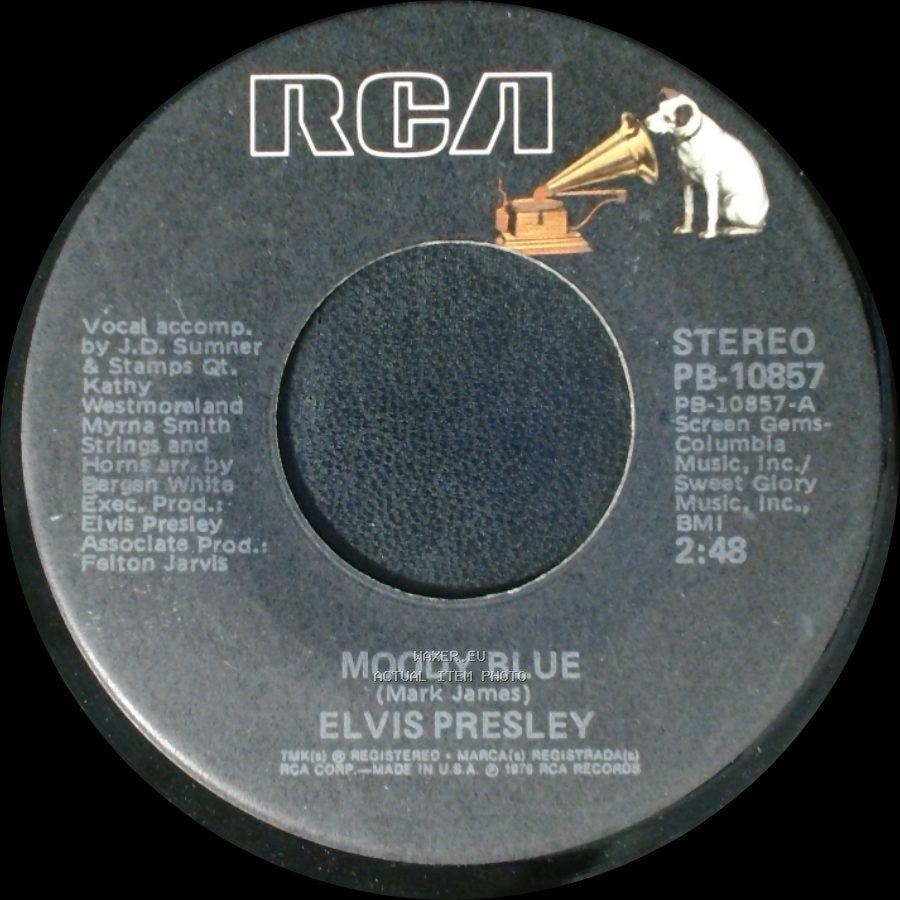 Elvis Presley - Moody Blue / She Thinks I Still Care side A