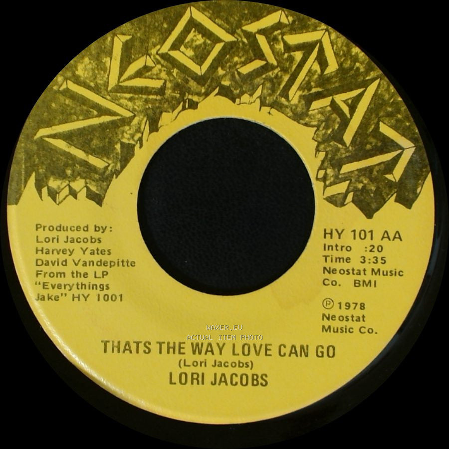 Lori Jacobs - One More Drink / Thats The Way Love Can Go side B