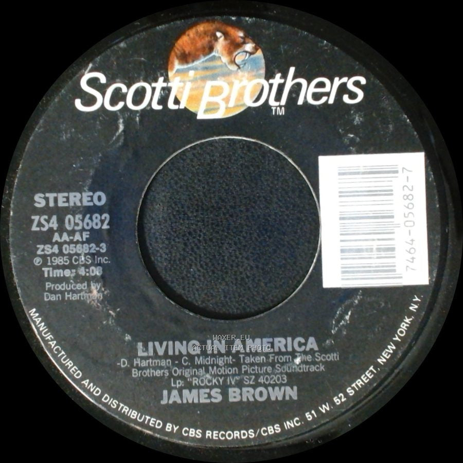 Vince Dicola / James Brown - Farewell / Living In America side B