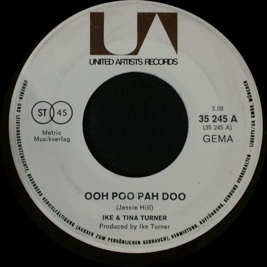 Ike & Tina Turner - I Wanna Jump / Ooh Poo Pah Doo side B