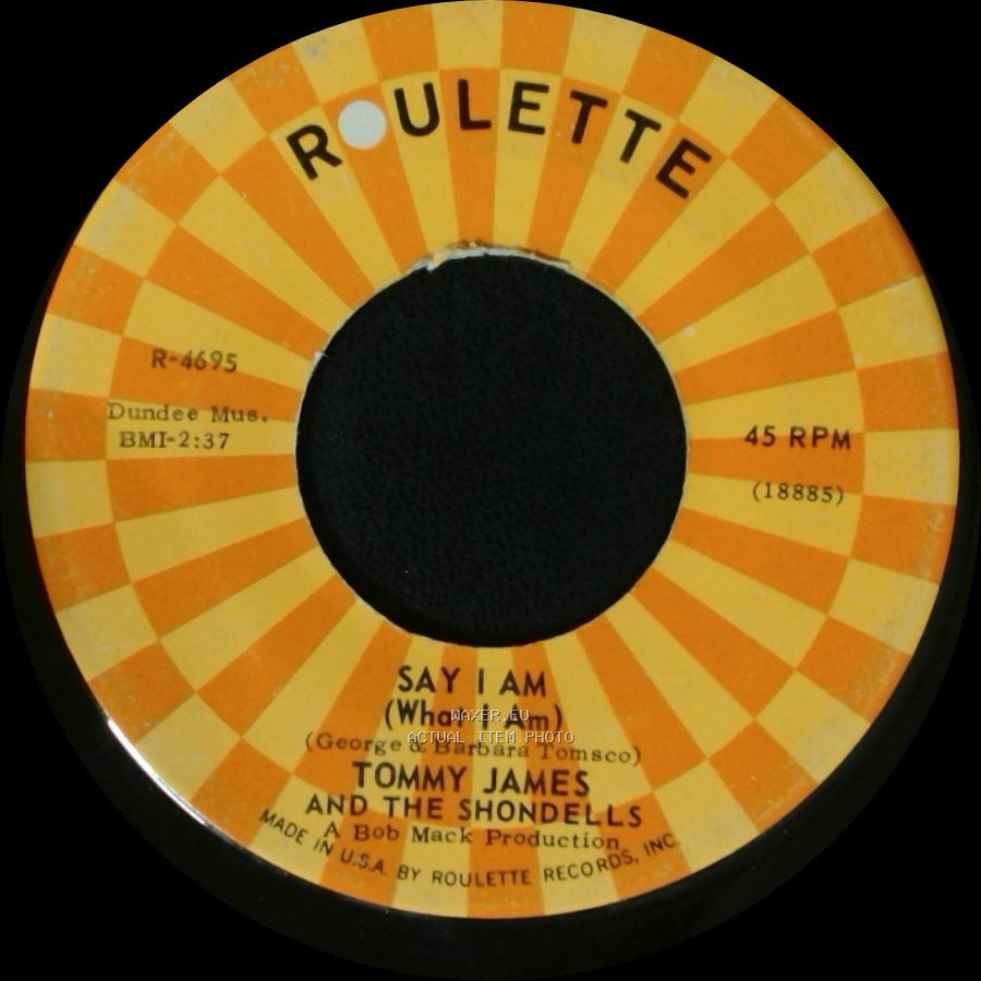 Tommy James And The Shondells - Lots Of Pretty Girls / Say I Am (What I Am) side B