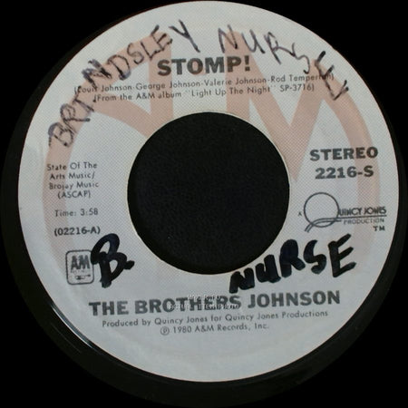The Brothers Johnson - Let's Swing / Stomp! side B