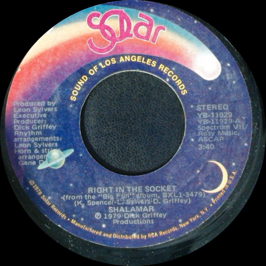 Shalamar - Right In The Socket / Girl side A