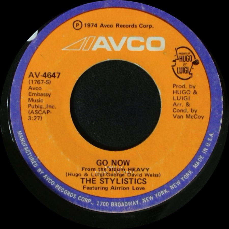 The Stylistics - Go Now / Heavy Fallin' Out side A