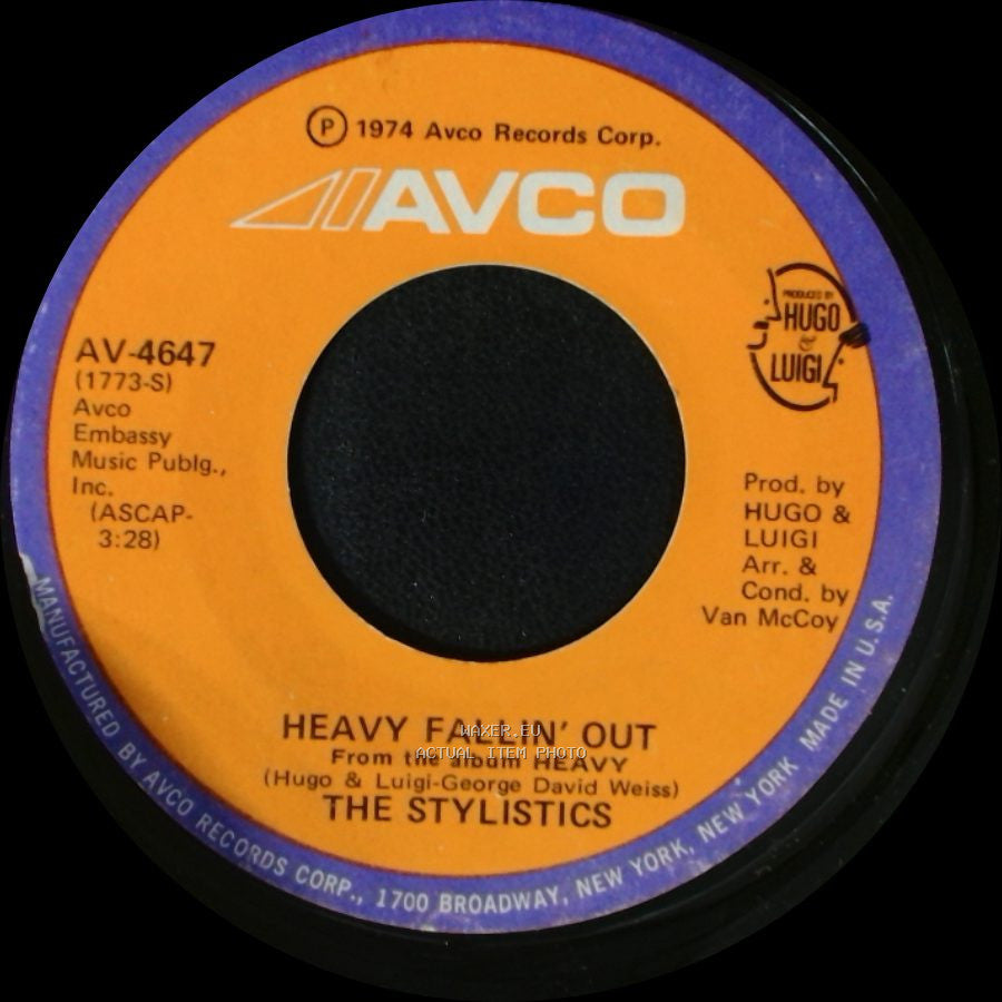 The Stylistics - Go Now / Heavy Fallin' Out side B