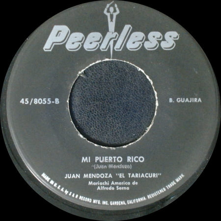 Juan Mendoza "El Tariacuri" - Entrega Total / Mi Puerto Rico side B