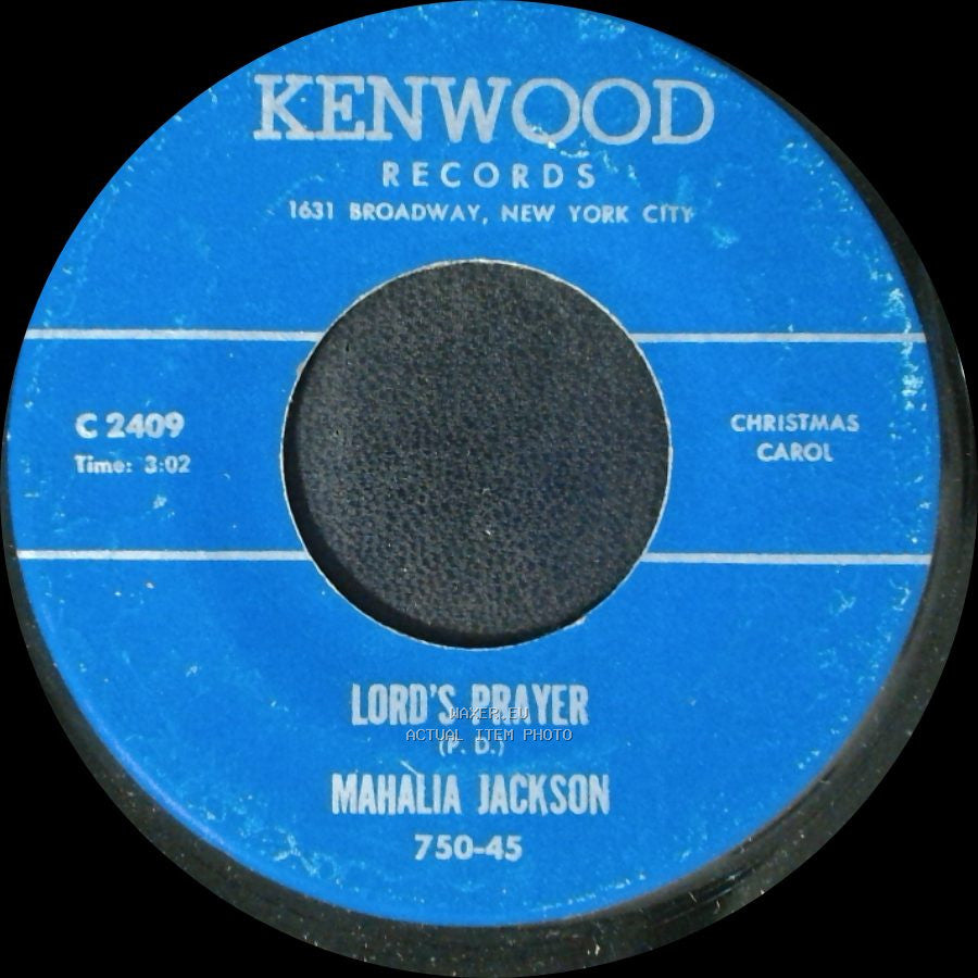 Mahalia Jackson - Lord's Prayer / Silent Night, Holy Night side A