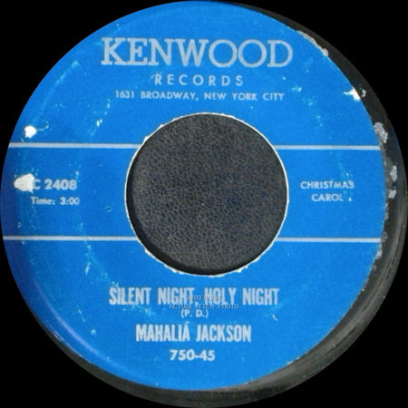 Mahalia Jackson - Lord's Prayer / Silent Night, Holy Night side B