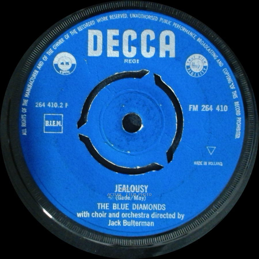 The Blue Diamonds - Jealousy / Little Ship side A