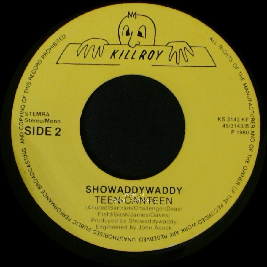 Showaddywaddy - Why Do Lovers Break Each Others' Hearts / Teen Canteen side B