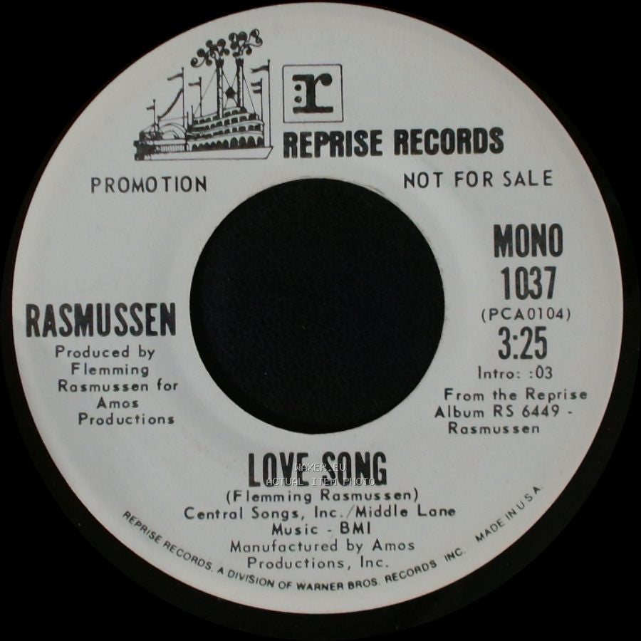 Rasmussen - Love Song / Love Song side A