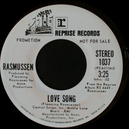 Rasmussen - Love Song / Love Song side B