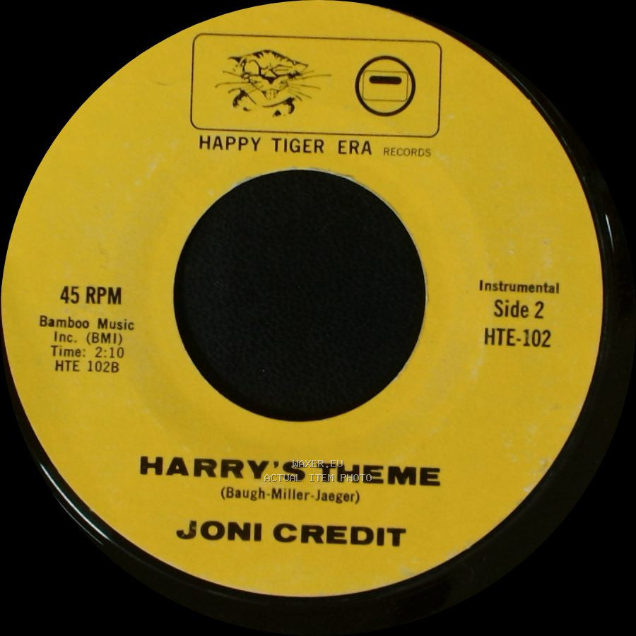 Joni Credit - A Girl Named Harry / Harry's Theme side B